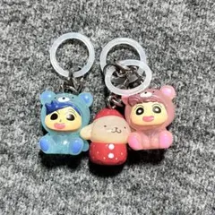 めじるしアクセサリー クレヨンしんちゃん ネネちゃん 風間くん ポムポムプリン