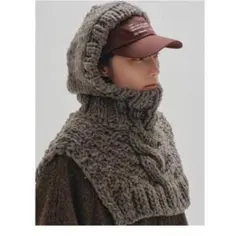 ☆未使用☆ PALOMA WOOL バラクラバ ブラウン系 ネックウォーマー