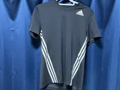 adidas AERO 3S TEE ブラック Lサイズ