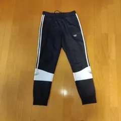 adidas ジョガーパンツ ネイビー/ホワイト Oサイズ