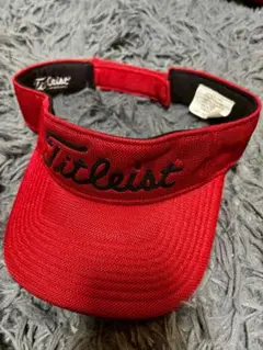 Titleist PRO V1 バイザー レッド