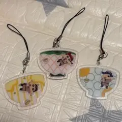 クレヨンしんちゃん すき家 シャカシャカキーホルダー 3種セット　すきすきセット