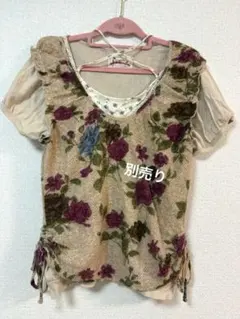 olive des olive 森ガール 姫カジ 半袖 花柄のサムネイル