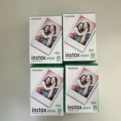 新品未開封FUJIFILM instax mini フィルム 20枚入り　✖️4