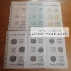 saving バインダーポケットリフィル チョコレート - メルカリ