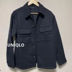 UNIQLO シャツジャケットネイビー ジャケット 4ポケット