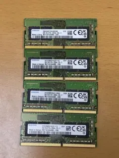 Samsung DDR4 メモリ 8GB 4枚セット 【動作確認済】 Samsung DDR4 8GB メモリ 4枚セット - メルカリ