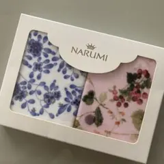 NARUMI ナルミ　タオルハンカチ2枚セット