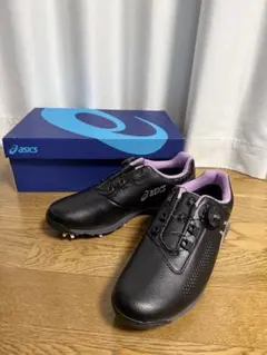【新品未使用】25cm アシックス ゴルフシューズ BOAシステム