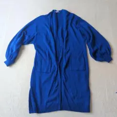 PUNYUS ロングカーディガン ブルー サイズ1(M〜L)のサムネイル