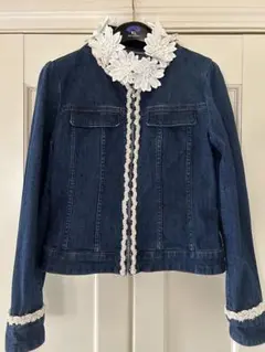 オースチンリードお花モチーフデニムジャケット