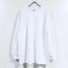 新品 American Apparel 長袖 Tシャツ メンズ ホワイト L