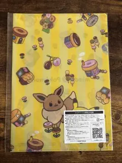 ミスド ポケモン クリアファイル ピカチュウ イーブイ　ミスタードーナツ