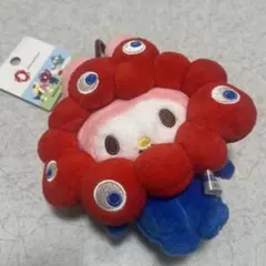 大阪万博　マイメロディ ミャクミャクなりきりぬいぐるみ BC カラビナ付き