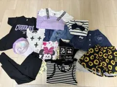 110センチ　キッズ服セット16点（Tシャツ・スカート・パンツ）　帽子など