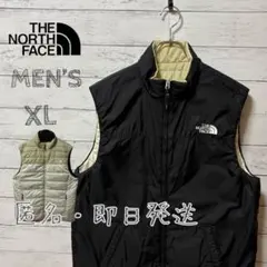 【リバーシブル】THE NORTH FACE メンズ XL ベスト 中綿ベスト