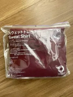 【限定】ファミマ スウェットトレーナー L えんじ