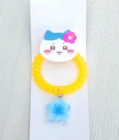 ちいかわ　シーサーのおみやげやさん　ヘアゴム　ハチワレ