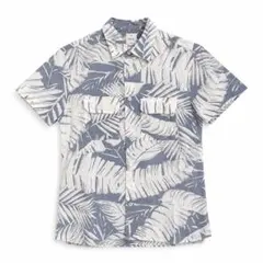 週末SALE⭐︎Gap 半袖シャツ ボタニカル柄 XS LIVED-INのサムネイル
