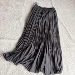 新品　NATURAL BEAUTY BASIC プリーツスカート　グレー　S