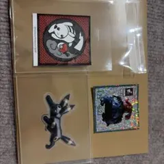 ポケモン工芸展　札幌会場限定 シール ピカチュウ フシギバナ　ブラッキー