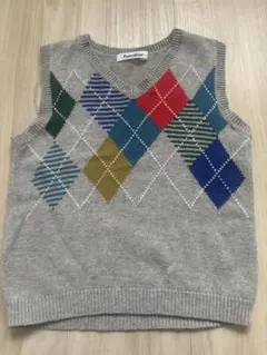 familiar アーガイル柄 ベスト