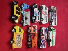 当時物 レトロ ミニカー 9台セット トミカ 多色