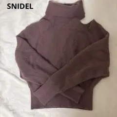 SNIDEL スナイデル アシメニットトップス