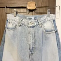 SERGE de bleu バギー フレア 約3万円 made in Japanのサムネイル