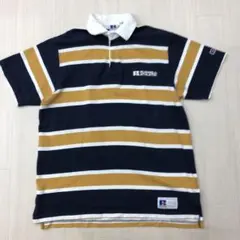 RUSSELL ATHLETIC ラッセル ボーダー ポロシャツ Mのサムネイル