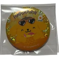 新品 ポムポムプリン 缶バッジ サンリオ 日焼けのサムネイル