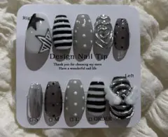 【No.35】ウィッシュコア　y2k 地雷系　量産型　個性派ネイル　平成女児