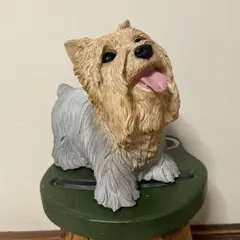 イタリア　カスターニャ製　犬の置物　ヨークシャテリア