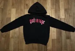 godsavage ブラック パーカー M godsavage : スウェットパーカー/パンツ セットアップ◇LとM◇黒