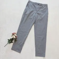 グローバルワーク テーパードスラックス パンツ オフィス フォーマル シンプル