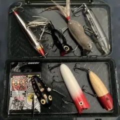 ヘドン トップウォーター ルアー 7個セット + エッグスナップ SN-3 #4のサムネイル