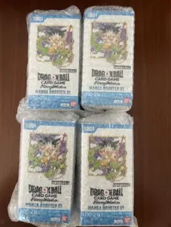 ドラゴンボールカード MANGA BOOSTER 01 4BOX テープ付き