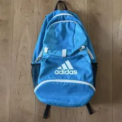 adidas サッカーリュック　ジュニア ボール収納ポケット付き　ブルー