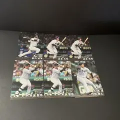 プロ野球チップス 2025 近本光司 門別啓人 木浪聖也 前川右京 6枚セット