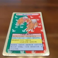 トップサン オニドリル ポケモンカード 裏面青