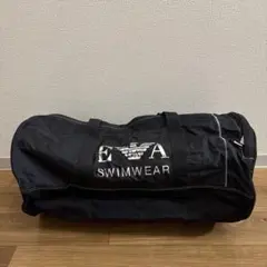 アルマーニ　ブラックボストンバッグ