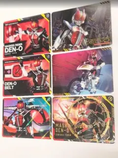 電王 全6種 フルコンプ 仮面ライダー スクラッチカードダス Vol.1