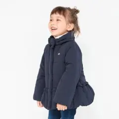 ブランシェス タフタピーチ起毛ブルゾン ネイビーブルー 130