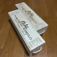 ワイン木箱　蓋付き