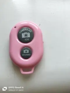 Bluetooth リモートシャッター ピンクのサムネイル