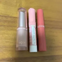 ほぼ新品 リップ3本セット デイジーク キャンメイク セザンヌ ティントのサムネイル