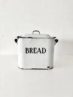 英国アンティーク琺瑯製フラワー缶/ホーローキャニスター/米びつ(80-113) 英国アンティーク琺瑯製フラワー缶/ホーローキャニスター/米びつ(80