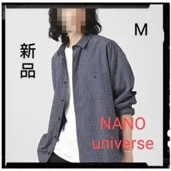 【新品】LB.04/WEB限定 ワンポイントワイドチェックシャツ