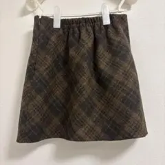 Heather チェックスカート 秋冬