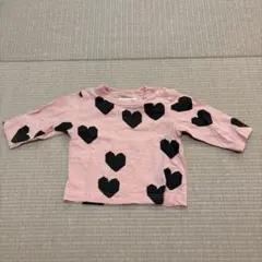 MARKEY'S HOGAN ハート柄 長袖Tシャツ 70cm